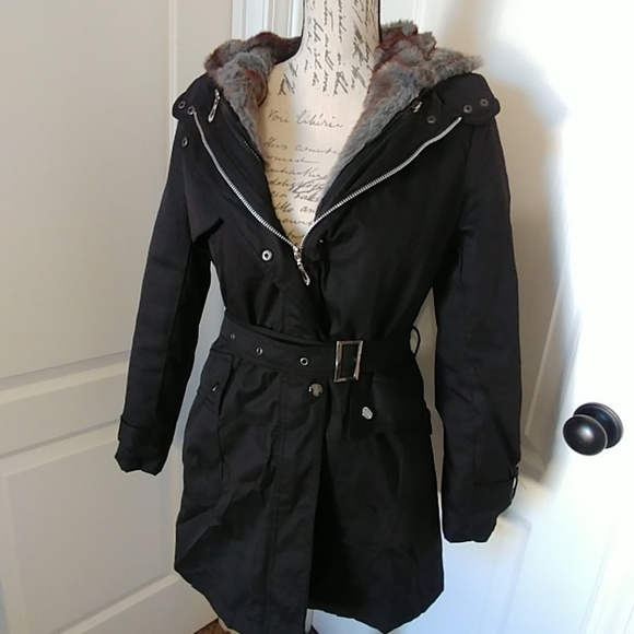 unknown Jackets & Blazers - EUC faux fur lined coat